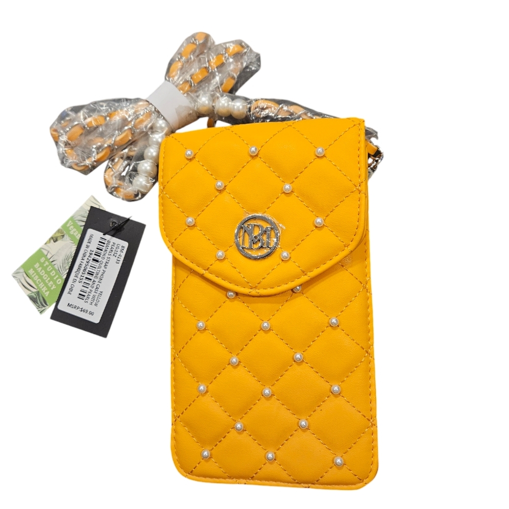 Badgley Mischka Yellow Crossbody